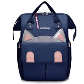 Easy to Carry Diaper Bag for Mother (Kitten Blue)